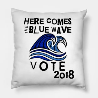 Here Comes the Blue Wave Vote Political Mug, Sticker, T-Shirt Pillow