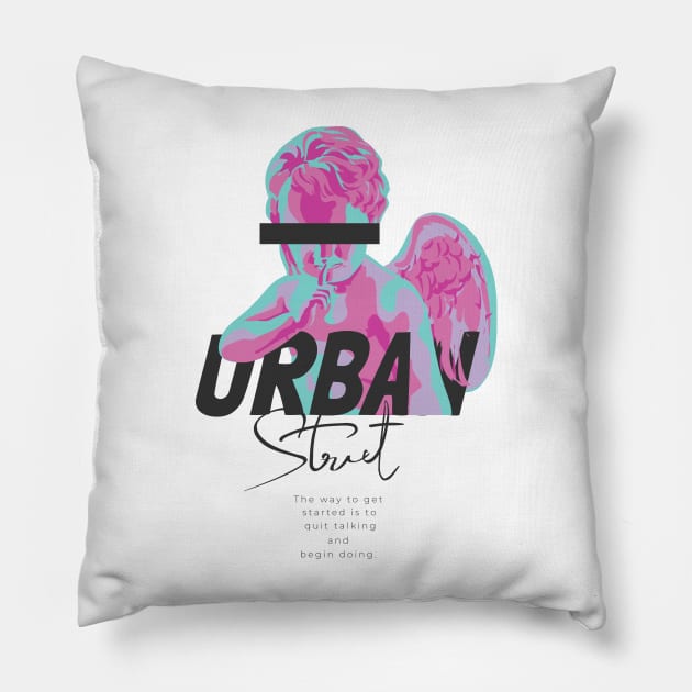 Urban Angel Black Bar Eyes Pillow by Blazedfalcon