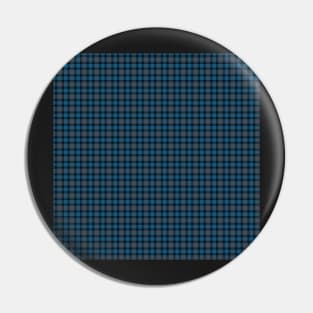 Orient Plaid - Shades of Blue Pin