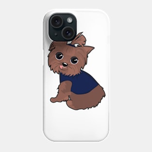 Yorkie puppy Phone Case