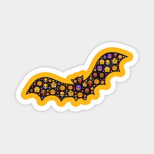 Halloween Flying Bat & Halloween Gang Magnet