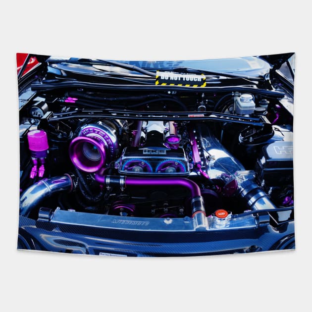 HKS 2JZGTE SUPRA Tapestry by studiomogura