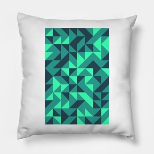 Wonderful Geometric Pattern - Triangle #9 Pillow