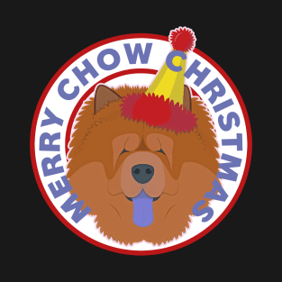 Merry Christmas Chow Dog T-Shirt