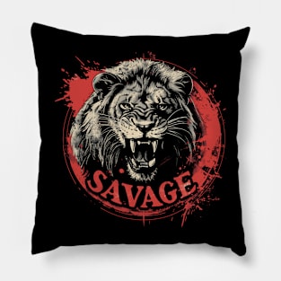 Savage Lion Pillow