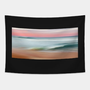 beach slow shutter pan Tapestry