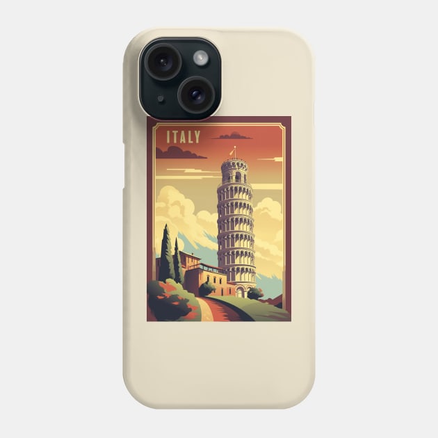 Italy Phone Case by Retro Travel Design