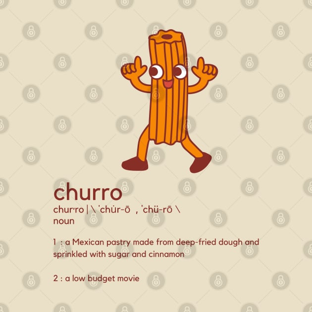Churro Definition by graphicsbyedith