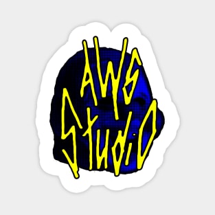 AWS Studio - clown blue Magnet