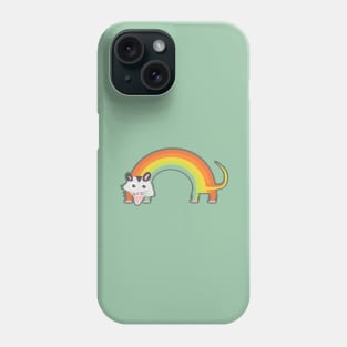 Rainbow Opossum Phone Case