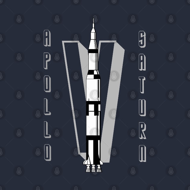 Apollo Saturn V NASA Rocket by jutulen