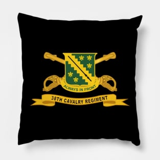 38th Cavalry Regiment w Br - Ribbon X 300 Pillow