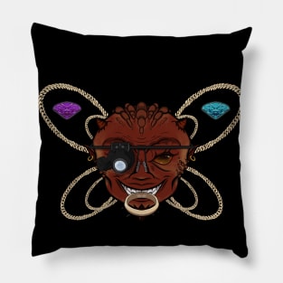 Devil's Jeweler (no caption) Pillow