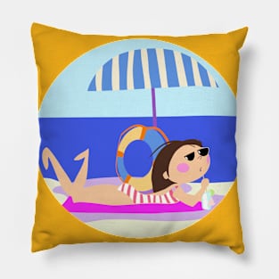 Beach season Pillow