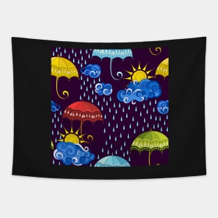 Fairytale Weather Forecast Large Scale Print Tapestry