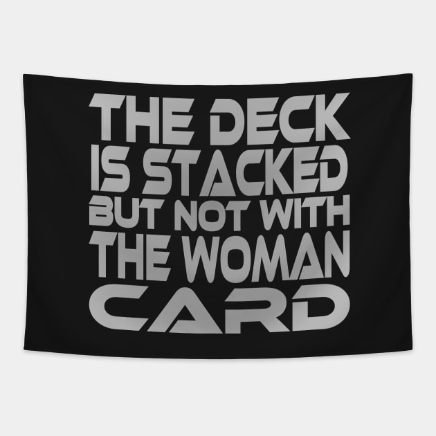 Stacked Deck (Woman Card) Idium Series Tapestry by Village Values