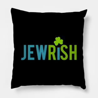 Jewish St Patricks Day Shamrock Jewish Irish Pillow