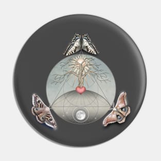 Three: An allegory for Transformation Pin