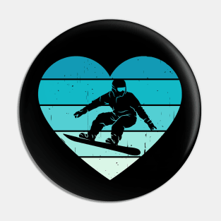 I Love Snowboarding, Winter Sports, Après-ski Pin