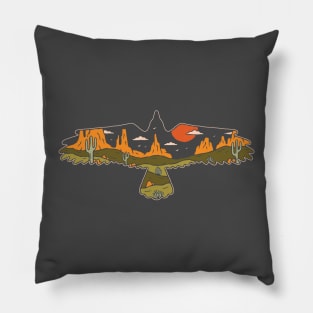 Western Eagle Pillow