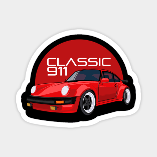 Classic 911 Red Candy Magnet