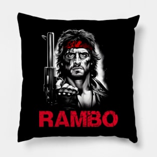 Rambo Legacy Tee - Unleash the Warrior Spirit Pillow