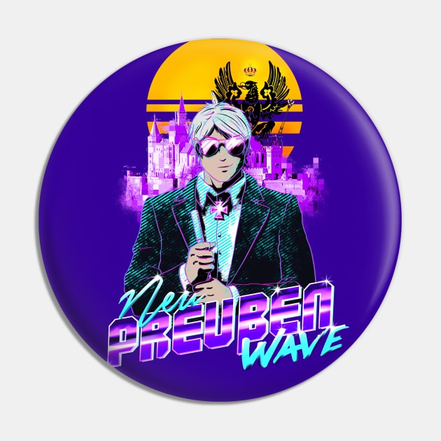 Neu Preußen Wave Pin by Silentrebel