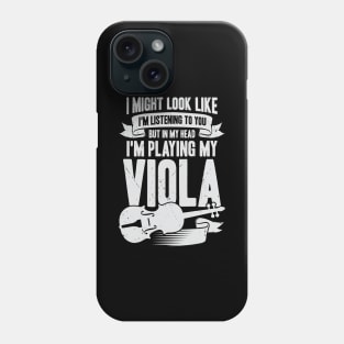 Viola Player Music Instrument Violist Gift Phone Case