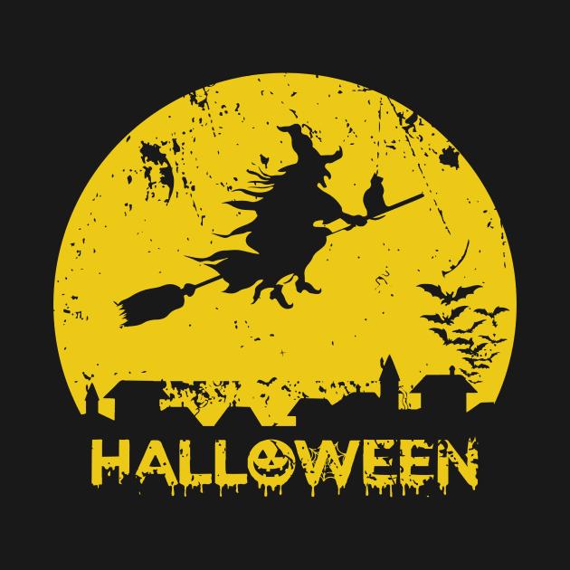 Halloween tee design birthday gift graphic by TeeSeller07