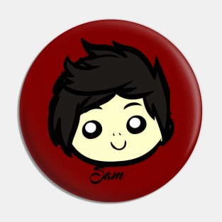 Sam Cartoon Pin