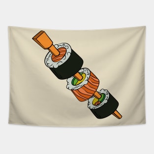 Sushi kebab Tapestry