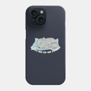 Sleeping wombat Phone Case