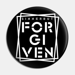 Forgiven (White version) Pin