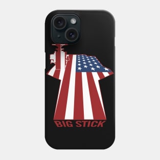 Big Stick Patriotic U.S. Aircraft Carrier Phone Case