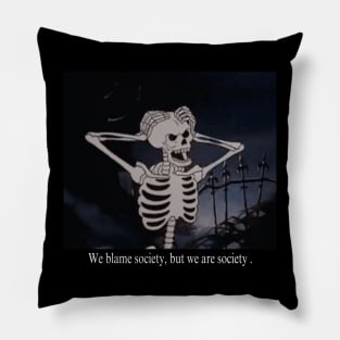 Skeleton Pillow