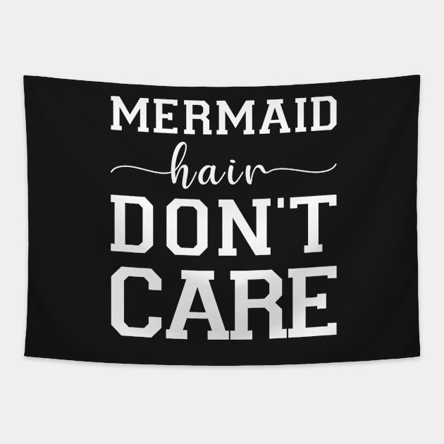 Mermaid Hair Don't Care Tapestry by CityNoir