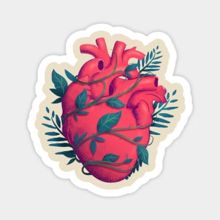 Anatomical Heart With Heartstopper Leaves Magnet