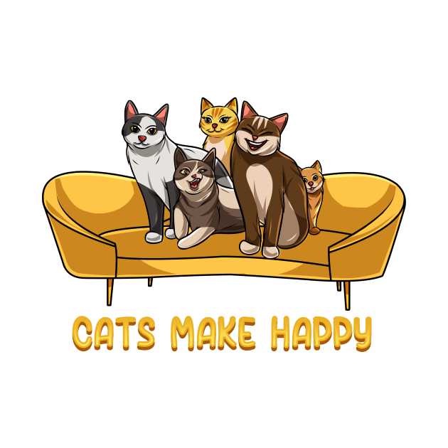 Cats Make Happy by Holycat