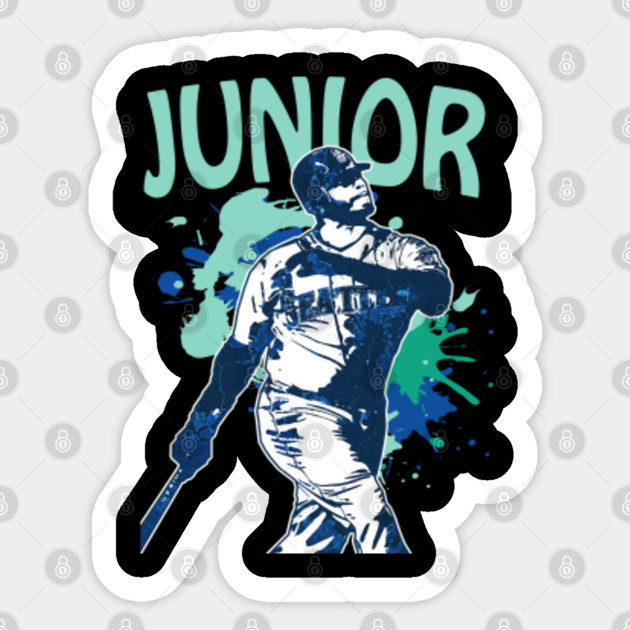 Ken Griffey Jr Art Ken Griffey Jr Sticker Teepublic