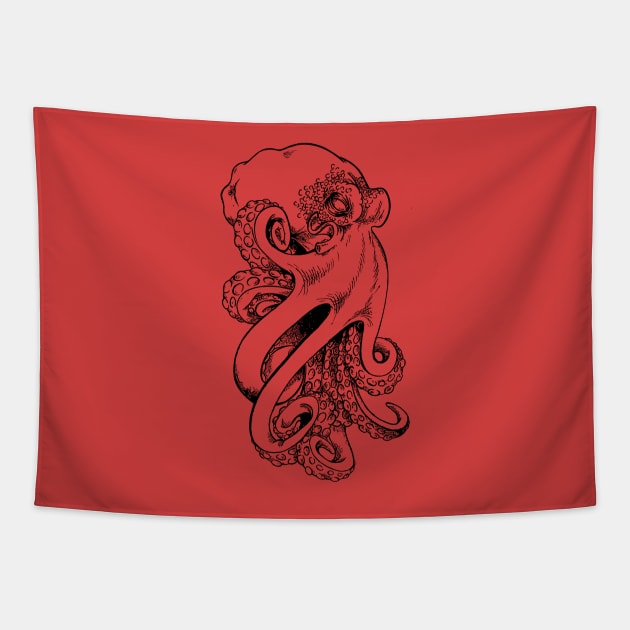 Octopussy Tapestry by Lempikwelch