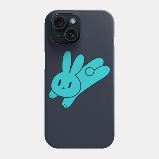 Blue Bunny Phone Case by saradaboru