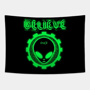 Believe Alien Tapestry