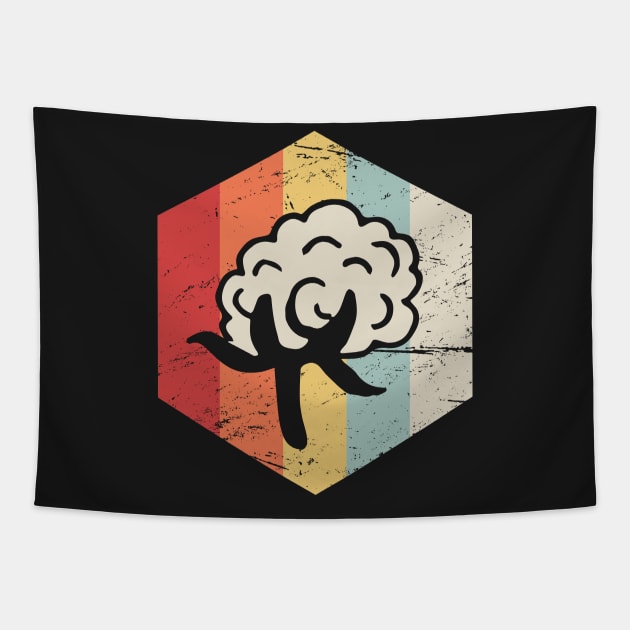 Retro Vintage Cotton Farmer Icon Tapestry by MeatMan