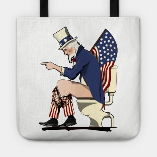 Uncle Sam on the Toilet Tote