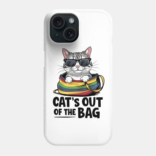 Cats out of the bag Phone Case