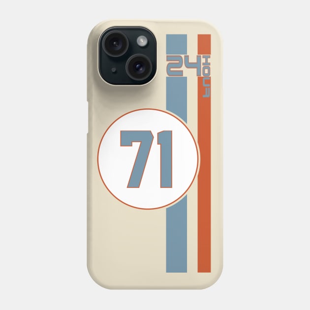 Le mans 24 hours retro racing Phone Case by colouredwolfe11