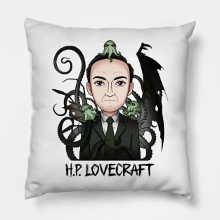 Eldritch Echoes: A Tribute to H.P. Lovecraft's Dark Mythos Pillow