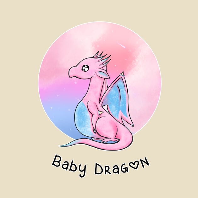 Cotton Candy Baby Dragon by TreatYourLittle