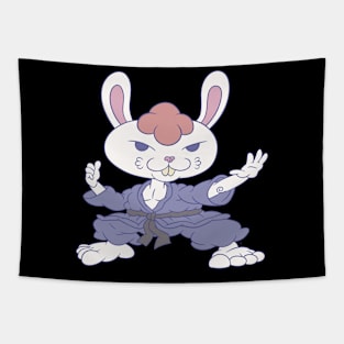 Judo Rabbit Tapestry