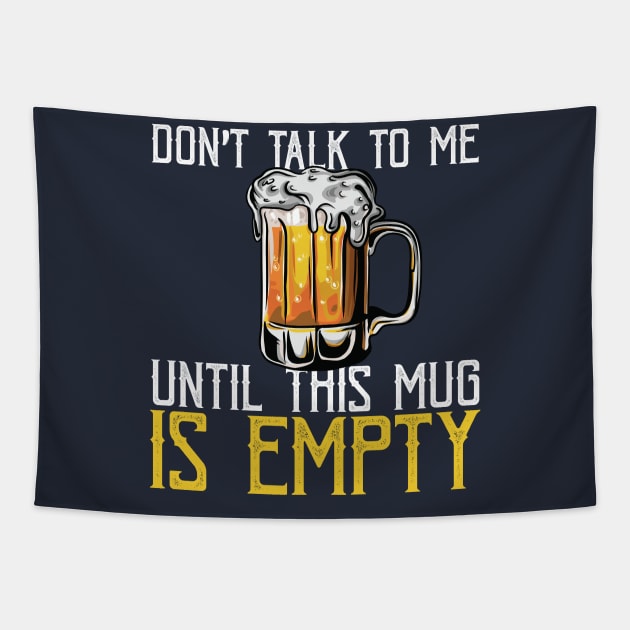 Funny Craft Beer Lover Drink Drinking Mens Gift Tapestry by Freid